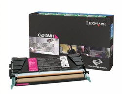 Lexmark Tonerkartusche magenta <span class="itemid">00C5240MH</span>