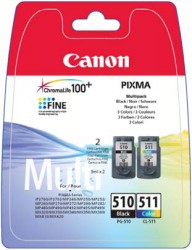 Canon 4 Farben Tinten Kombipack (PG-510+CL511) <span class="itemid">2970B010</span>