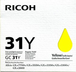 Ricoh Tintenpatrone GC-31Y <span class="itemid">405691</span>