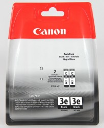 Canon BCI-3e BK TWINPACK Tinte <span class="itemid">4479A298</span>