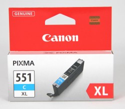 Canon CLI-551c Tinte Cyan XL <span class="itemid">6444B001</span>