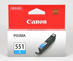 Canon CLI-551c Tinte Cyan <span class="itemid">6509B001</span>