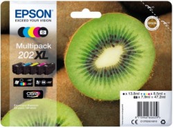 Epson Tintenpatronen Multipack (5 Farben) Typ 202 XL <span class="itemid">C13T02G74010</span>