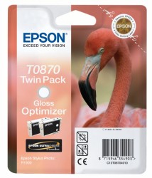 Epson Tintenpatrone Glossy Optimizer Doppelpack <span class="itemid">C13T08704010</span>