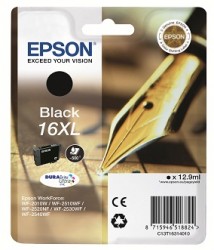 Epson Tintenpatrone Schwarz 16 XL <span class="itemid">C13T16314012</span>