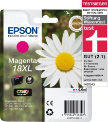 Epson Tintenpatrone Magenta 18 XL <span class="itemid">C13T18134012</span>