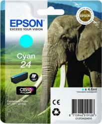 Epson Druckerpatrone Cyan 24 <span class="itemid">C13T24224012</span>