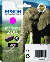 Epson Tintenpatrone Magenta 24 XL <span class="itemid">C13T24334012</span>