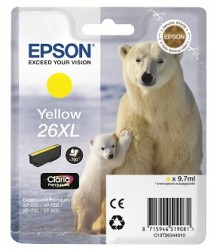 Epson Tintenpatrone Gelb 26 XL <span class="itemid">C13T26344012</span>