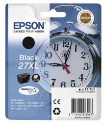 Epson Druckerpatrone Schwarz 27 XL <span class="itemid">C13T27114012</span>