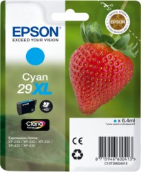 Epson Tintenpatrone Cyan 29 XL <span class="itemid">C13T29924012</span>