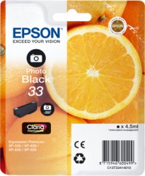 Epson Druckerpatrone photo Schwarz 33 <span class="itemid">C13T33414012</span>