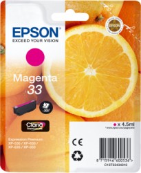 Epson Druckerpatrone Magenta 33 <span class="itemid">C13T33434012</span>