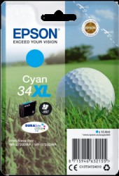 Epson Tintenpatrone Cyan 34 XL <span class="itemid">C13T34724010</span>