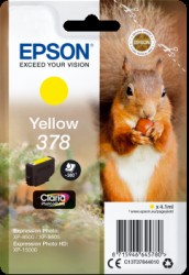 Epson Druckerpatrone Gelb 378 <span class="itemid">C13T37844010</span>