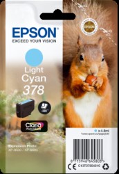 Epson Druckerpatrone light cyan 378 <span class="itemid">C13T37854010</span>