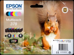 Epson Tintenpatronen MULTIPACK mit 6 Farben Typ 378 <span class="itemid">C13T37884010</span>