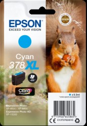 Epson Tintenpatrone Cyan 378 XL <span class="itemid">C13T37924010</span>