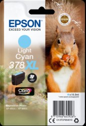 Epson Tintenpatrone light cyan 378 XL <span class="itemid">C13T37954010</span>