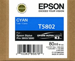 Epson Tintenpatrone Cyan <span class="itemid">C13T580200</span>