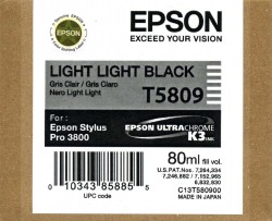 Epson Tintenpatrone Light Light Black <span class="itemid">C13T580900</span>