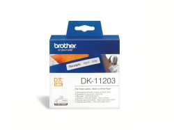 Brother DK-11203 Brother Etiketten 300Stk/Rolle 17mmx87mm  WEISS <span class="itemid">DK-11203</span>