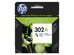 HP Druckerpatrone HP 302XL farbig <span class="itemid">F6U67AE</span>