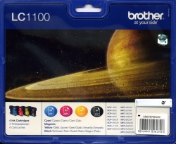 Brother 4x Tintenpatronen Value Pack <span class="itemid">LC1100VALBPDR</span>