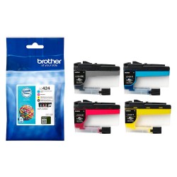 Brother 4x Patronen Tinten Value Pack <span class="itemid">LC424VAL</span>