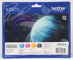 Brother 4x Tintenpatronen Value Pack <span class="itemid">LC970VALBPDR</span>