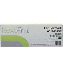 NexoPrint Toner Druckkassette f&#252;r Lexmark 0012016SE 