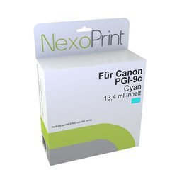 NexoPrint Tintenpatrone cyan f&#252;r Canon PGI-9c 