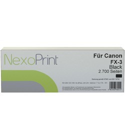 NexoPrint Tonerkartusche schwarz f&#252;r Canon FX3 / 1557A003 