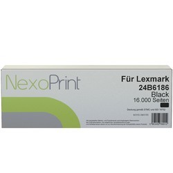 NexoPrint Tonerkartusche schwarz f&#252;r Lexmark 24B6186 