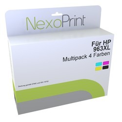 NexoPrint NexoPrint f&#252;r HP 963XL Tinten Value Pack (bk,c,m,y) 