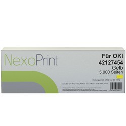 NexoPrint Tonerkartusche gelb High Capacity f&#252;r OKI 42127454 