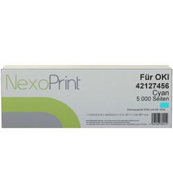 NexoPrint Tonerkartusche cyan High Capacity  f&#252;r OKI 42127456 