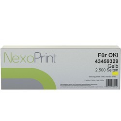 NexoPrint Tonerkartusche gelb f&#252;r OKI 43459329 