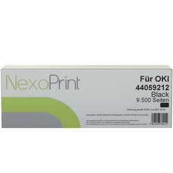 NexoPrint Tonerkartusche schwarz  f&#252;r OKI 44059212 