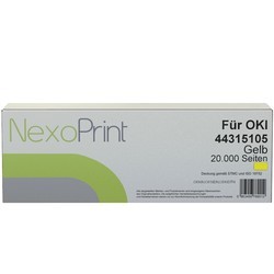 NexoPrint Bildtrommeleinheit gelb f&#252;r OKI 44315105 