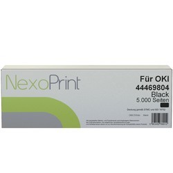 NexoPrint Tonerkartusche schwarz f&#252;r OKI 44469804 