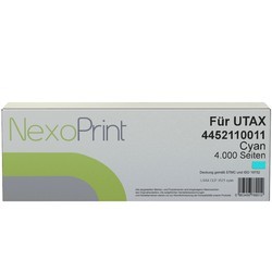 NexoPrint Tonerpatrone cyan f&#252;r UTAX 4452110011 