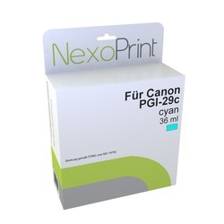 NexoPrint NexoPrint Tinte cyan f&#252;r Canon PGI-29c 