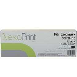 NexoPrint Toner Schwarz f&#252;r Lexmark 50F2H00 