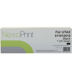 NexoPrint Tonerpatrone schwarz f&#252;r UTAX 611810010 