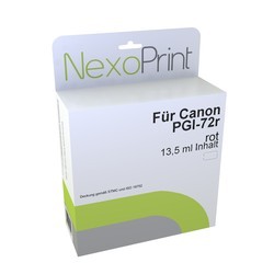 NexoPrint Tinte rot f&#252;r Canon PGI-72r 