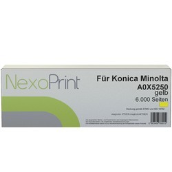 NexoPrint Toner Gelb f&#252;r Konica Minolta A0X5250 