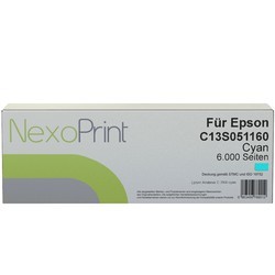 NexoPrint High Capacity Tonerkartusche cyan f&#252;r Epson C13S051160 