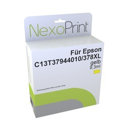 NexoPrint Tintenpatrone Gelb f&#252;r Epson 378 XL 