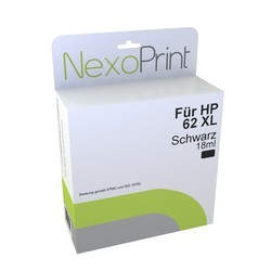 NX-C2P05AE kaufen NexoPrint Druckerpatrone günstig schwarz HP für 62XL